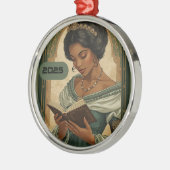 2025 Prinses die een boek leest ornament (Links)