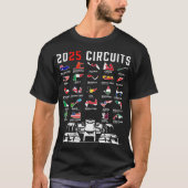 2025 Races Formule Racing Car 2025 Formule Racing T-shirt (Voorkant)