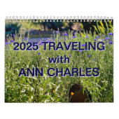 2025 Reizen met Ann Charles wandkalender Kalender (Hoes)