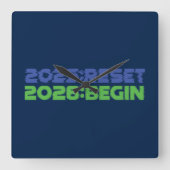 2025:RESET/2026:BEGIN Klok (Voorkant)