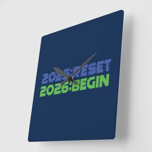 2025:RESET/2026:BEGIN Klok (Hoek)
