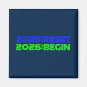 2025:RESET/2026:BEGIN Magnet (Voorkant)