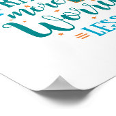 2025 resolutie Reizen meer zorgen minder Poster (Hoek)