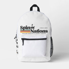 2025 Retro SpinNations Backpack Bedrukte Rugzak