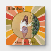 2025 Retro Stijlvol Leuk Modern Afstudeerder Custo Fotoplaat (Voorkant)