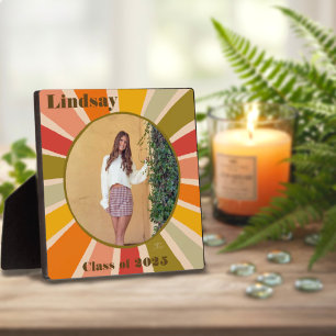 2025 Retro Stijlvol Leuk Modern Afstudeerder Custo Fotoplaat