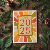 2025 Retro Stijlvolle Fun Modern Afstudeerder Kaar Kaart