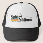 2025 Retro Trucker Hat | SpinNations Trucker Pet (Voorkant)