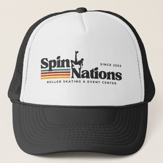 2025 Retro Trucker Hoed | SpinNations Pet (Voorkant)