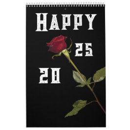 2025 Rode Rozenkalender Kalender