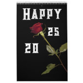 2025 Rode Rozenkalender Kalender (Hoes)