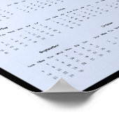 2025 Rode Vos Kit Muurkalender Poster (Hoek)