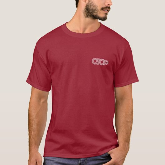 2025 Rood CSOP T-shirt (Voorkant)