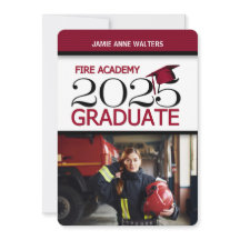 2025 Rood en Wit Foto Fire Academy Afstuderen