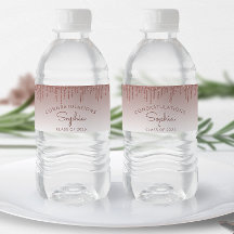 2025 Roos Gold Glitter Drip Graduation Party