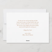 2025 Roos gouden Mylar Ballonnen Gelukkig Nieuwjaa Feestdagenkaart (Achterkant)