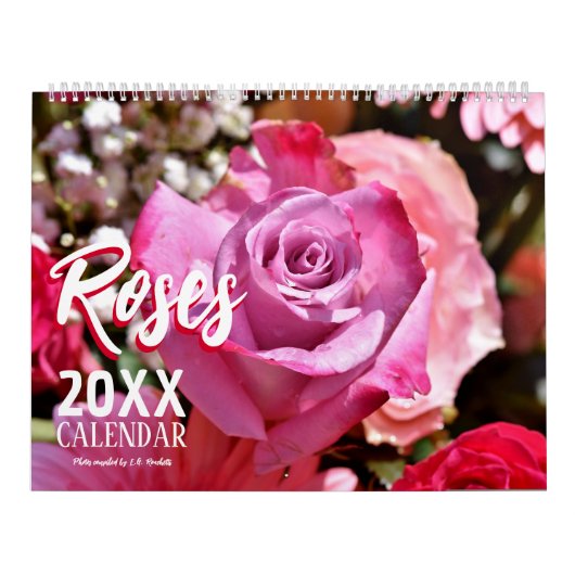 2025 Rozen Kalender Wand Bloemen (Hoes)