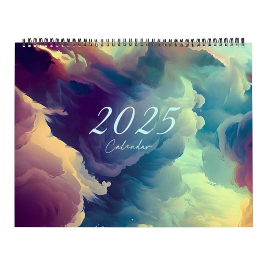 2025 rustige scènes kalender (Hoes)