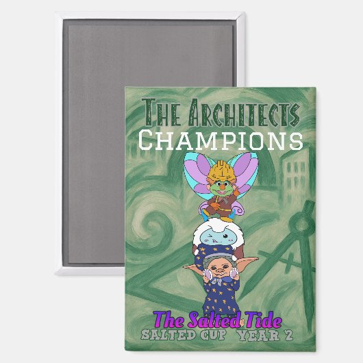 2025 Salted Cup Championship Magnet (Voorkant / Achterkant)