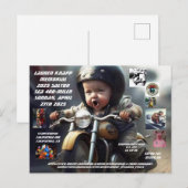 2025 SALTON ZEE 400-MILER BRIEFKAART (Voorkant / Achterkant)