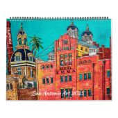2025 San Antonio Artiest Serie Kalender (Hoes)