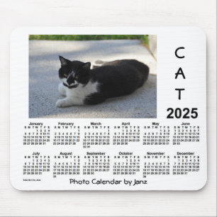2025 Sassy Kalender van de Foto van de Kat door Muismat