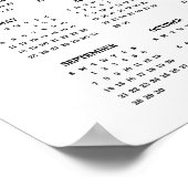 2025 Scarlet Tanager Paar Poster Kalender (Hoek)