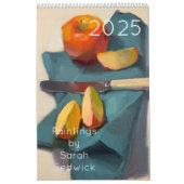 2025: Schilderijen van Sarah Sedwick Kalender (Hoes)