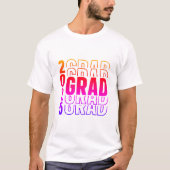 2025 Schooljaar Senior Afstuderen - Klasse van 202 T-shirt (Voorkant)