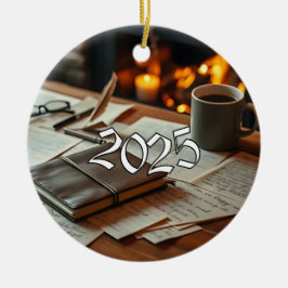 2025 Schrijver Keramisch Ornament