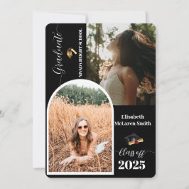 2025 Senior Aankondiging Kaart - Minimalist Gradua