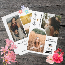 2025 Senior Aankondiging Kaart - Minimalist Gradua