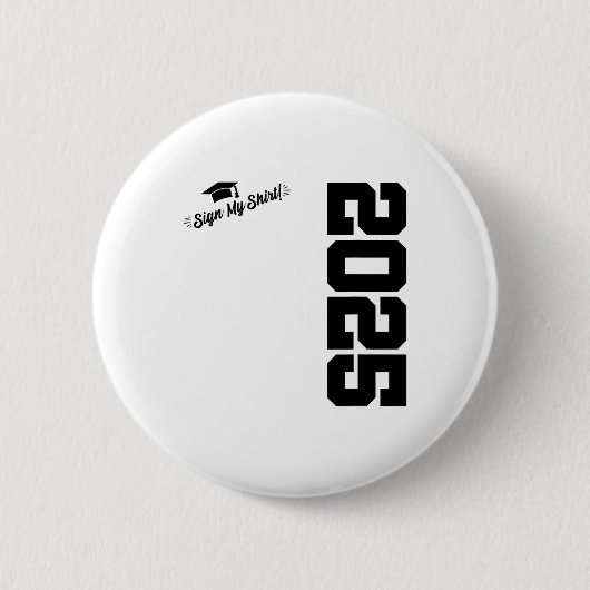 2025 Senior Afstuderen - Autograph Shirt - CL van Ronde Button 5,7 Cm (Voorkant)