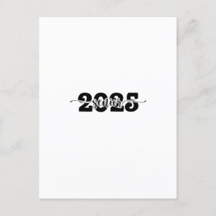 2025 Senior Afstuderen Klasse van 2025 School Feestdagenkaart