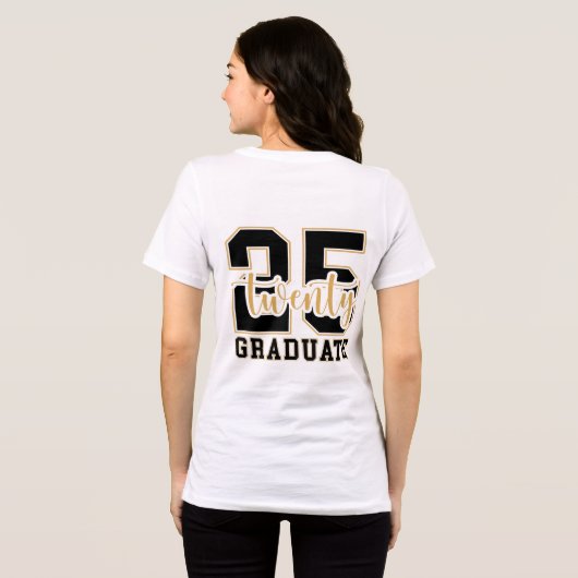 2025 Senior Afstuderen Tri-Blend Shirt (Achterkant volledig)