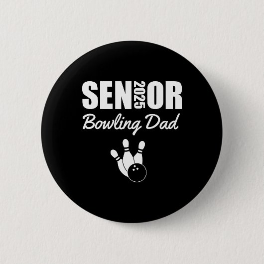 2025 Senior Bowling Dad Bowling Team Ouder Helper Ronde Button 5,7 Cm (Voorkant)