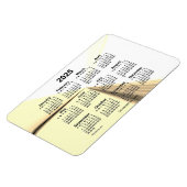 2025 Sepia Vanishing Point Agenda van Janz 4x6 Magneet (Linkerzijde)