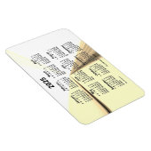 2025 Sepia Vanishing Point Agenda van Janz 4x6 Magneet (Rechterzijde)