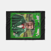 2025 Shawns Ierse Verjaardag Fleece Deken (Voorkant (Horizontaal))