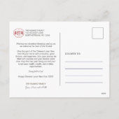 2025 Slang Vuurwerk Rood Chinees Nieuwjaar Feestdagenkaart (Achterkant)