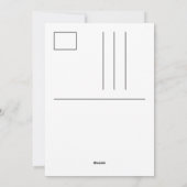 2025 Snake Chinees Nieuwjaar Vakantie Kaart Briefk (Achterkant)