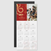 2025 Snake Zodiac Chinese Nieuwjaar Kalender Magne (Voorkant / Achterkant)