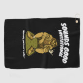 2025 Sounds Good Invitational Shirt Golfhanddoek (Horizontaal)