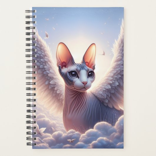 2025 Sphynx Cat Angel Kalender Planner Boek (Voorkant)