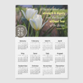 2025 Spreuken 31:25 Tulp Magnetische Kalender (Voorkant)