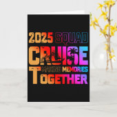 2025 Squad Cruise Making Memory Together Family Va Kaart (Gele Bloem)