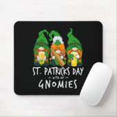 2025 St. Patrick's Dag Met Mijn Kabouters Bierdrin Muismat (Met muis)