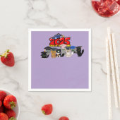 2025 "Straight Outta Senior Year"Afstudeerfeest Servet (Insitu)