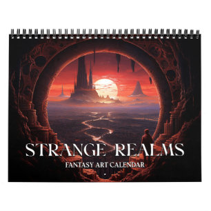 2025 Strange Realms 4 Fantasy Kunstkalender Kalender