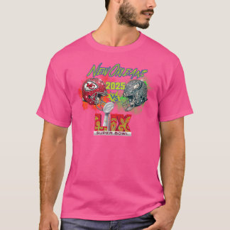 2025 Super Bowl LIX Football spel in New Orleans C T-shirt